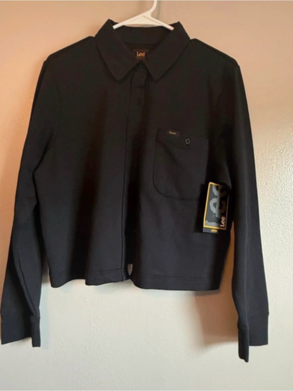 Lee Women’s Black Cropped Shirt Jacket